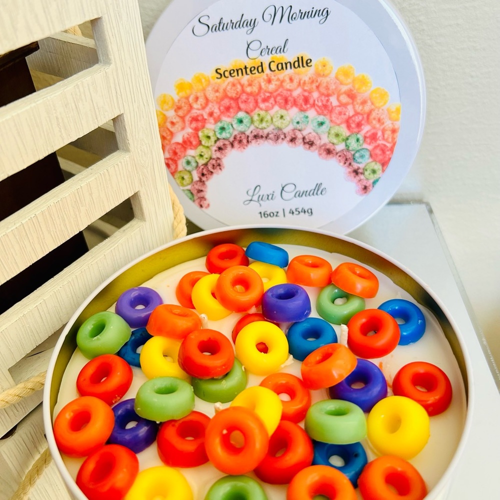16 oz (1lbs) cereal bowl candle by Luxi Candle LLC